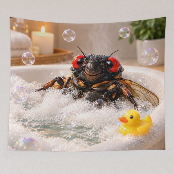Item preview, Cicada Relaxing Bubble Bath designed and sold by Sillytoe.
