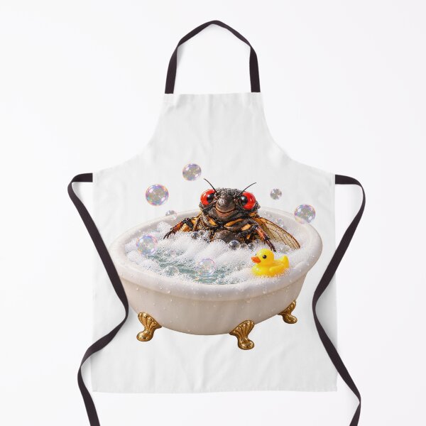 Item preview, Cicada Bathtub Bliss designed and sold by Sillytoe.