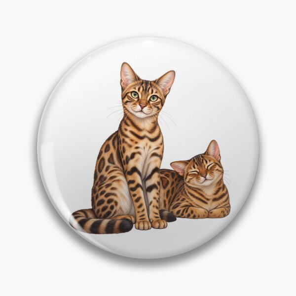 Item preview, Bengal Cat Portrait – Wild, Athletic & Striking Feline Art designed and sold by Greenview-Gifts.
