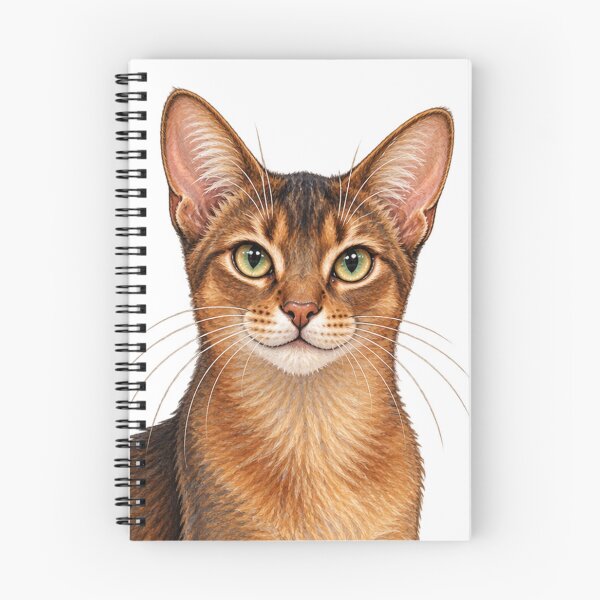 Item preview, Abyssinian Cat Portrait – Alert, Athletic & Adventurous Feline Art designed and sold by Greenview-Gifts.