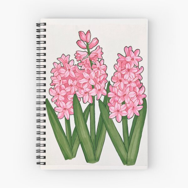 Item preview, Warm cheerful Pink Hyacinth Flower designed and sold by scicilysimonee.
