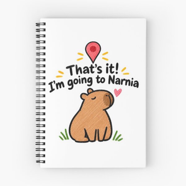 Item preview, Capybara Going To Narnia designed and sold by Snurly.