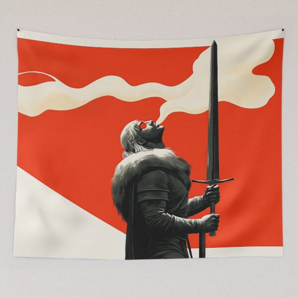 Item preview, Smoke Knight — Occult Minimalist Aesthetic designed and sold by JaimeLikes.