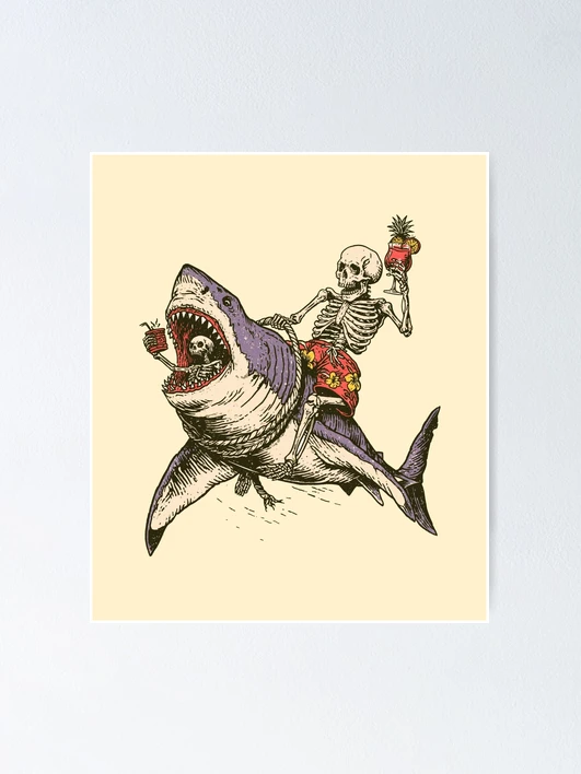 Thumbnail 1 of 3, Poster, The Bone Ranger Rides Again designed and sold by Stillness store.