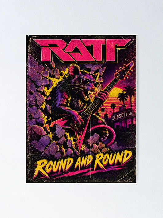 Thumbnail 1 of 3, Poster, RATT ROCK BAND designed and sold by playback63.