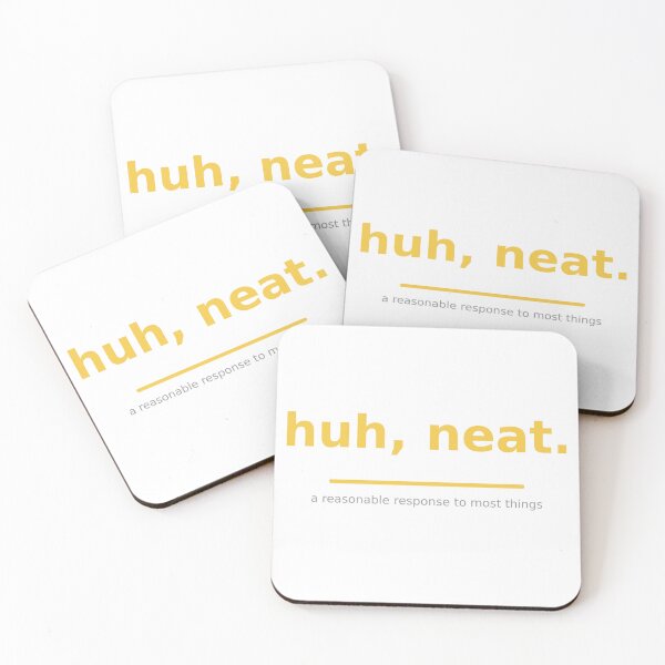 Item preview, Huh, Neat. Minimalist Wordmark Tee designed and sold by huhneatshop.