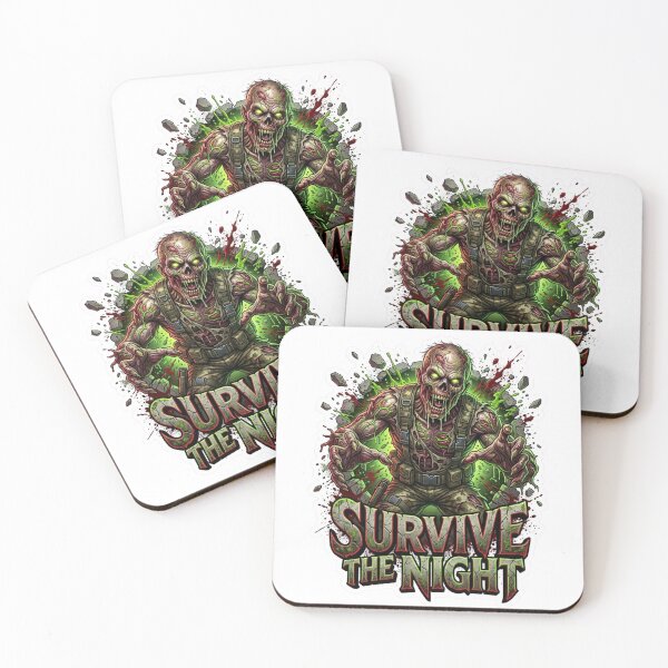 Item preview, Survive The Night Scary Zombie Halloween Horror designed and sold by lojadpop.