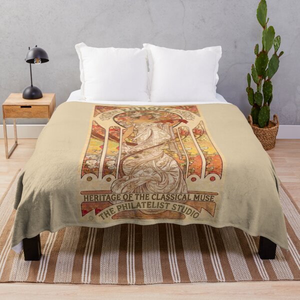 Item preview, Europe Muse – Vintage Art Nouveau Fine Art designed and sold by The Philatelist Studio.