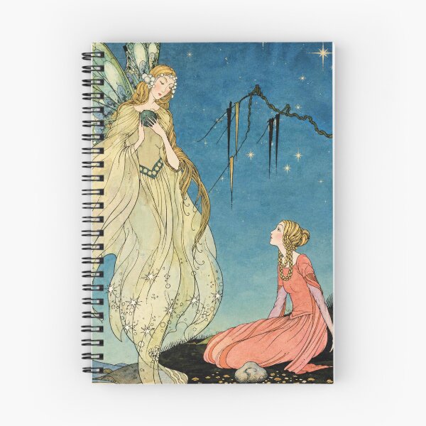 Item preview, Fairy Tale Wall Art, Vintage Fairy and Princess Illustration, Virginia Frances Sterrett Storybook Print designed and sold by RickE.