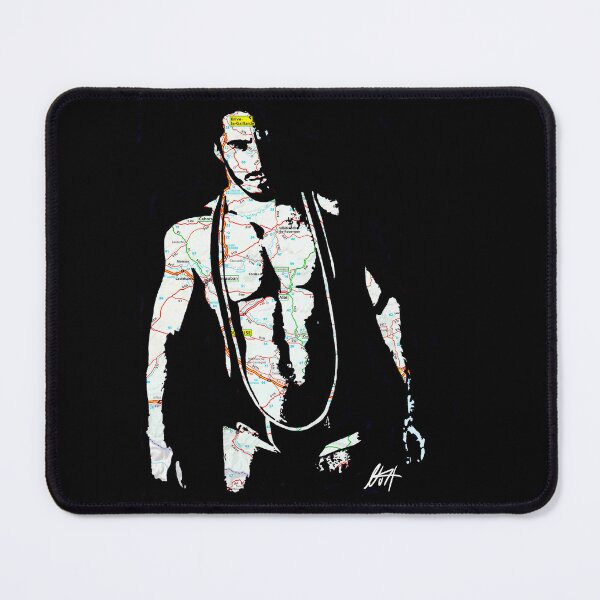 Item preview, Muscled Man In Singlet Map Art By NLMKArtStudio designed and sold by NLMKArtStudio.