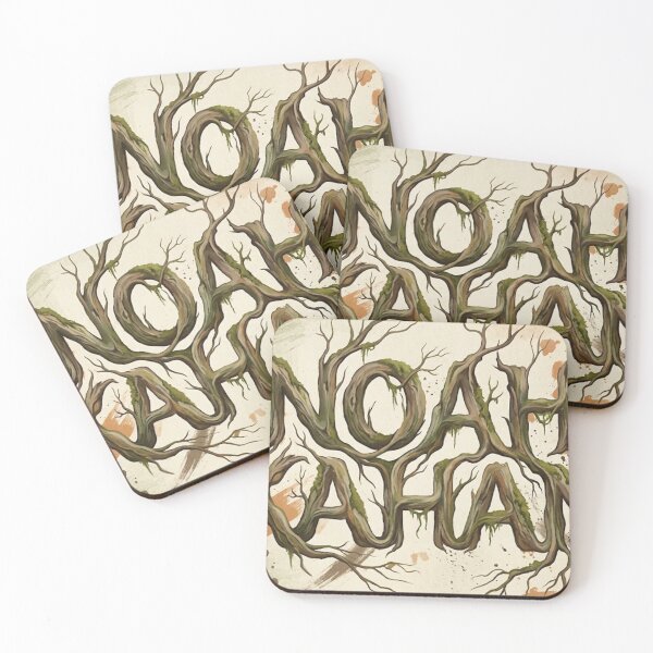 Item preview, Noah Kahan Organic Forest Branch Lettering Print designed and sold by jjagani.