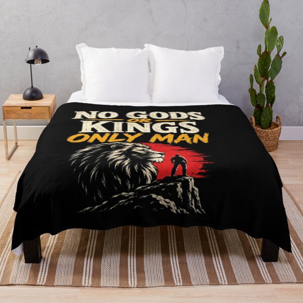 Item preview, No Gods or Kings Only Man – Bold Vintage Rebel Quote designed and sold by Obinne.