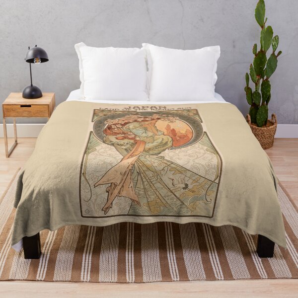 Item preview, Classic Japan Muse – Vintage Art Nouveau Fine Art designed and sold by The Philatelist Studio.