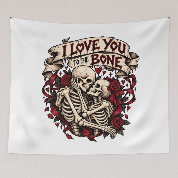 Item preview, I love you to the bone designed and sold by QuixalArts.