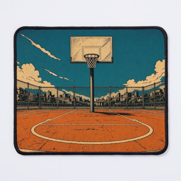 Item preview, Retro Urban Basketball Court designed and sold by BlueBerry45.