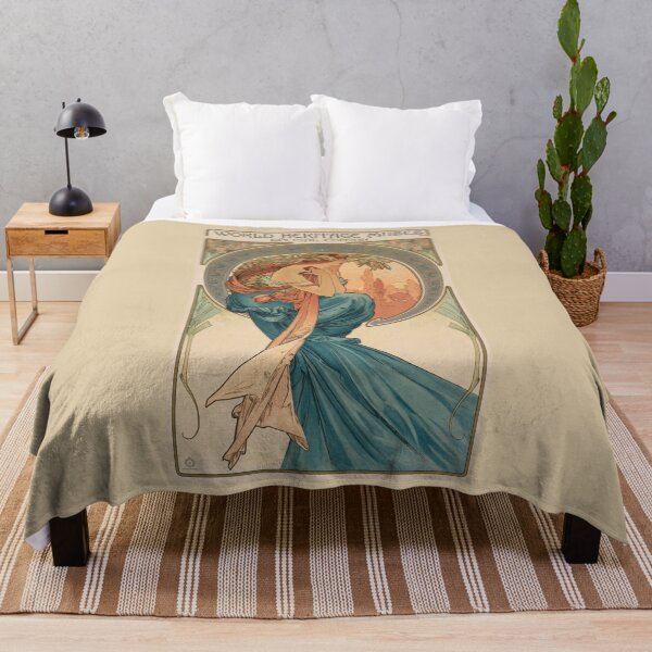 Item preview, World Heritage Muse – Vintage Art Nouveau Fine Art designed and sold by The Philatelist Studio.