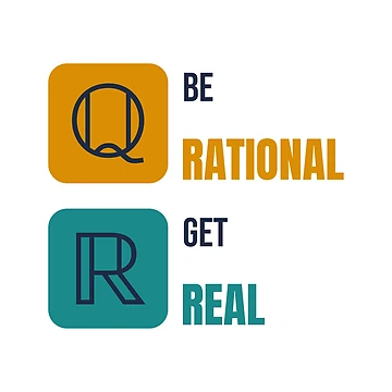 Artwork thumbnail, Be Rational, Get Real - Funny Math Pun by TheEmptySet
