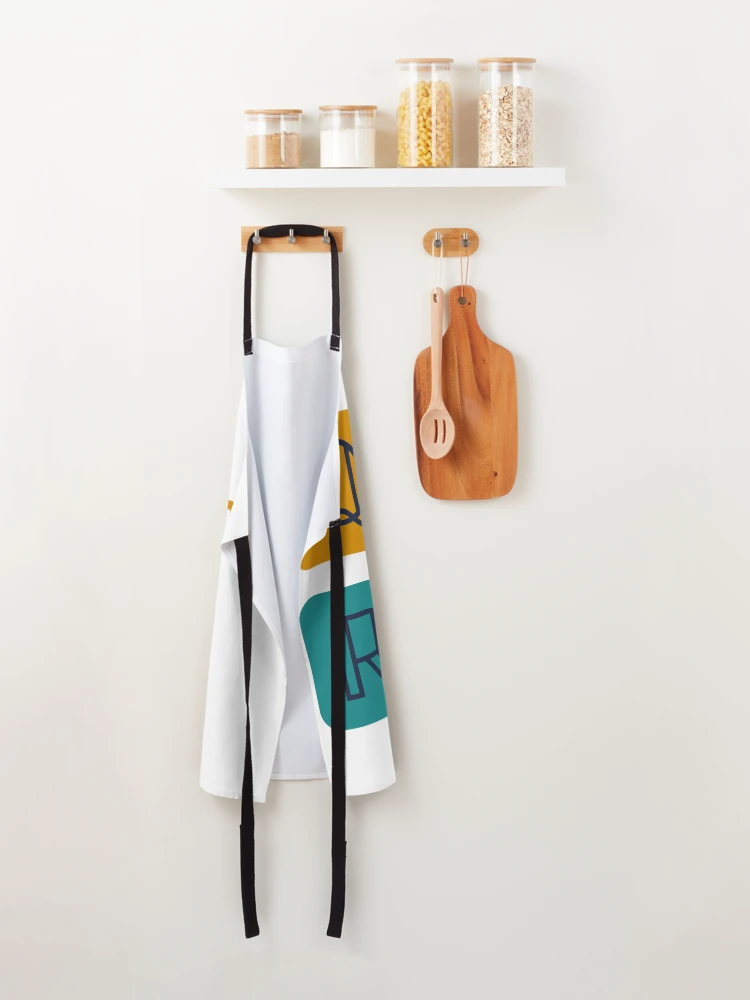 Thumbnail 2 of 6, Apron, Be Rational, Get Real - Funny Math Pun designed and sold by TheEmptySet.