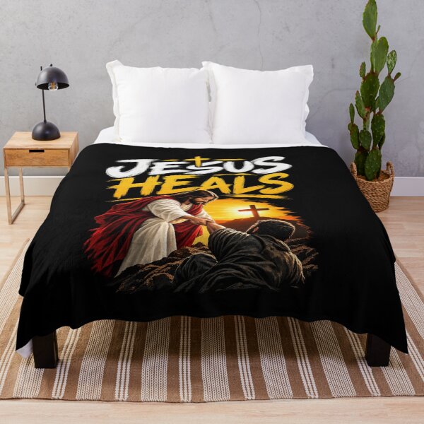 Item preview, Jesus Heals – Christian Faith and Healing Inspirational  designed and sold by Obinne.