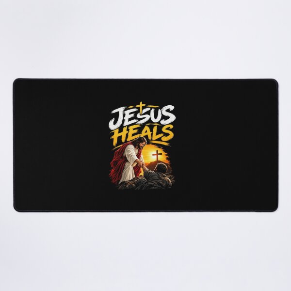 Item preview, Jesus Heals – Christian Faith and Healing Inspirational designed and sold by Obinne.
