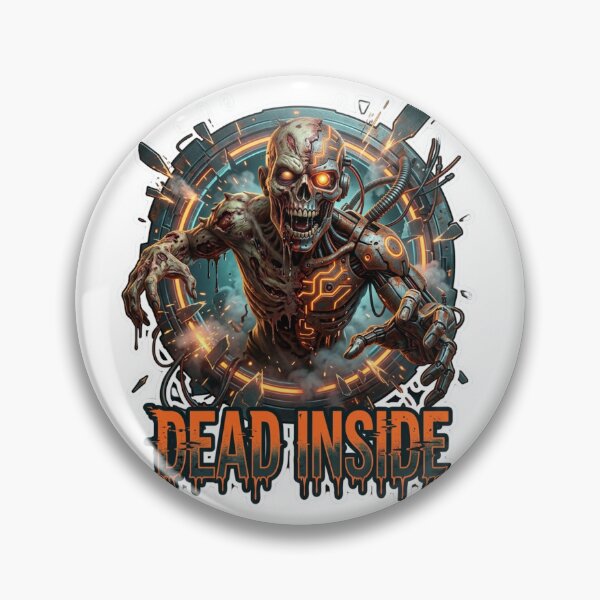 Item preview, Dead Inside Cyberpunk Zombie Halloween Apparel designed and sold by lojadpop.