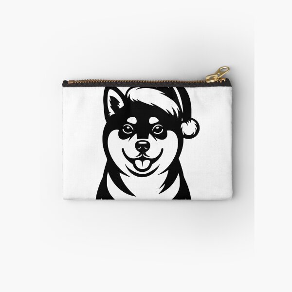 Item preview, Shiba Inu in Santa Hat designed and sold by theartfulaspie.
