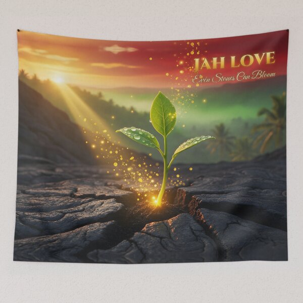 Item preview, Jah Love – Even stones can bloom designed and sold by Hawaii26.