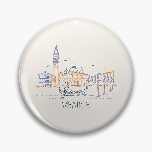 Item preview, Venice Italy Skyline Neon Line Art designed and sold by Amir Faysal.