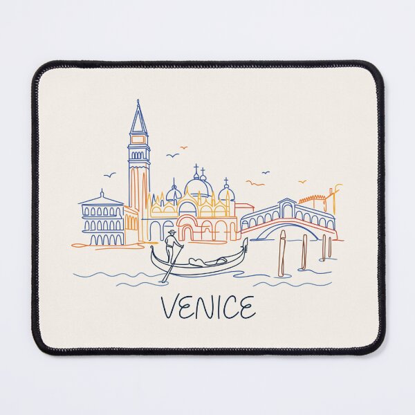 Item preview, Venice Italy Skyline Neon Line Art designed and sold by Amir Faysal.