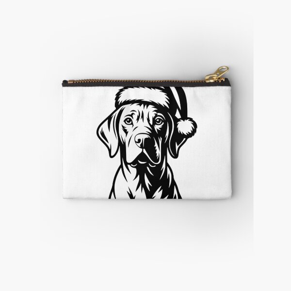 Item preview, Vizsla in Santa Hat designed and sold by theartfulaspie.