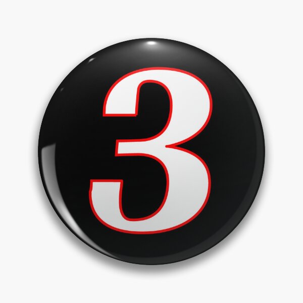Item preview, Allen Iverson AI Sixers Home Black #3 Sticker Pin designed and sold by Rolographics1.