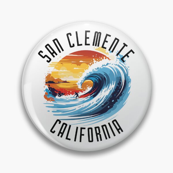 Item preview, San Clemente - California (with Black Lettering) designed and sold by VelvetRoom.