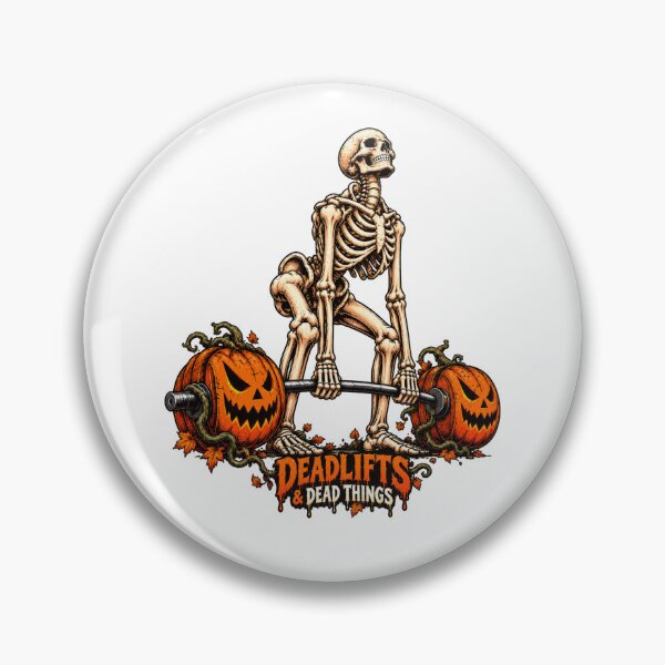 Item preview, Deadlifts & Dead Things – Halloween Skeleton Fitness designed and sold by Twixly.