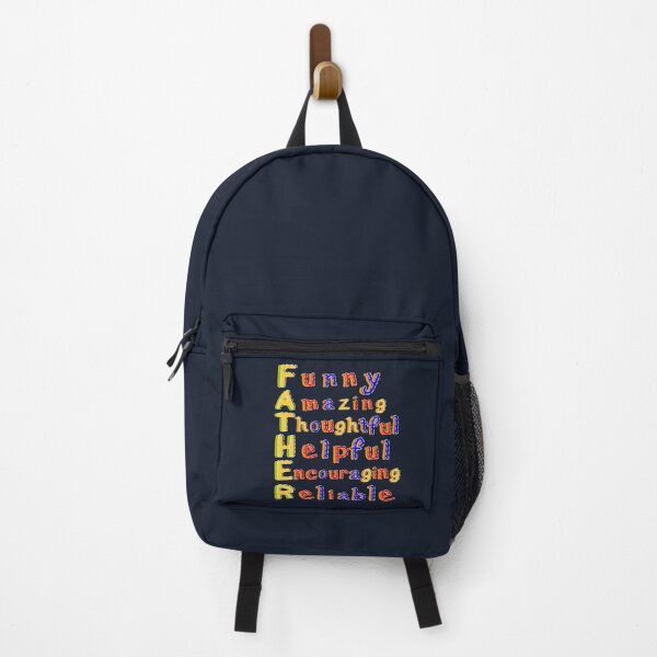 Item preview, FATHER Acrostic Funny Dad Gift Colorful Typography designed and sold by SkymarArt.