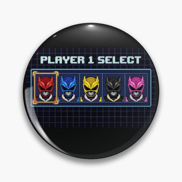 Item preview, Retro Arcade Fighting Game Character Select Psycho Rangers designed and sold by clc7000.