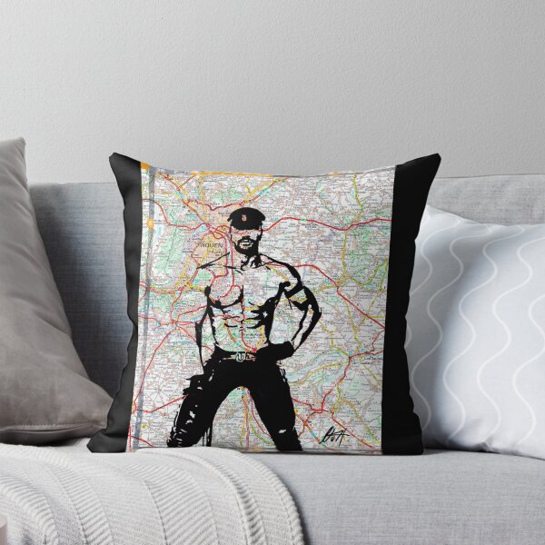 Item preview, Muscled leather Gay Master Map Art By NLMKArtStudio designed and sold by NLMKArtStudio.