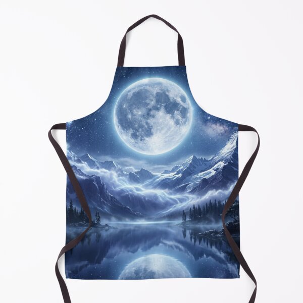 Item preview, Celestial Moon Mountains | Fantasy Night Landscape designed and sold by JonelleTshirts.