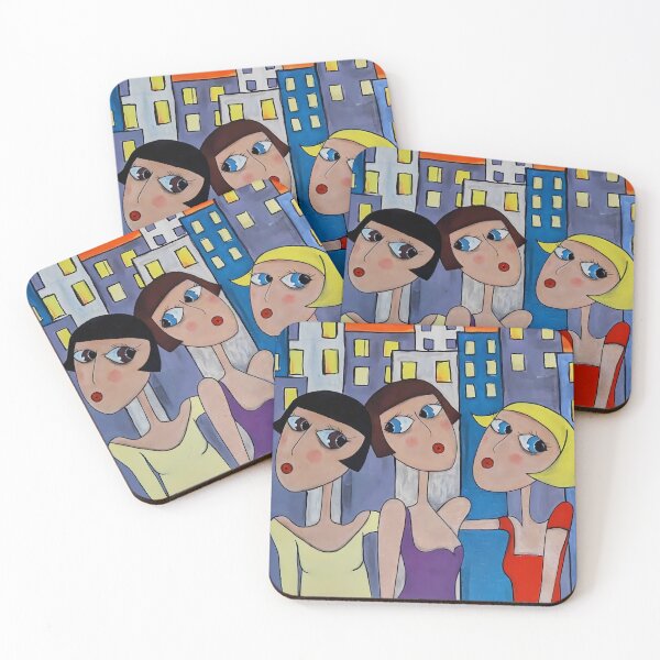 Item preview, Three Chic Friends in the City designed and sold by Diarta.