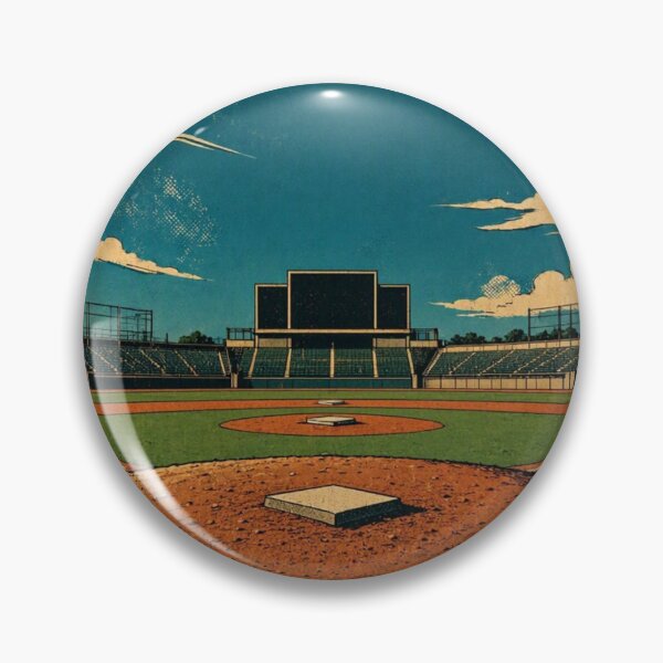 Item preview, Retro Baseball Stadium designed and sold by BlueBerry45.