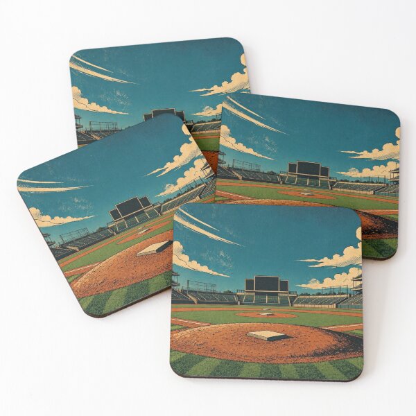 Item preview, Retro Baseball Stadium designed and sold by BlueBerry45.