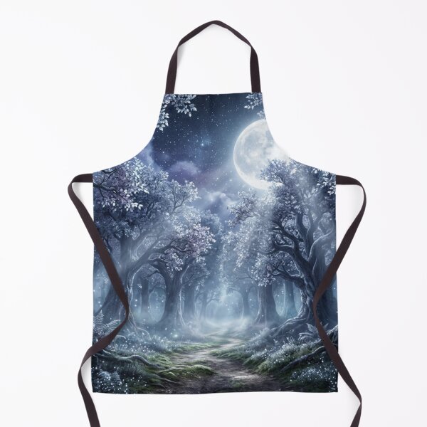 Item preview, Silver Moon Forest | Enchanted Night Landscape designed and sold by JonelleTshirts.
