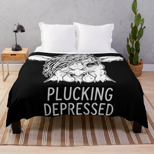 Item preview, Plucking Depressed Emo Chicken Punk Bird Humor designed and sold by Amir Faysal.