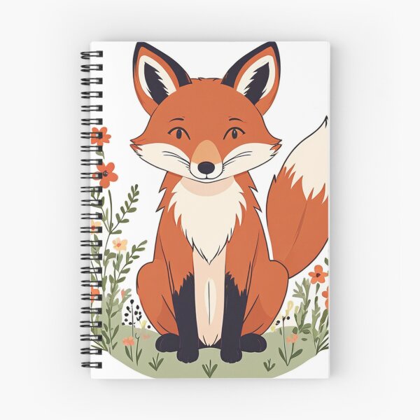 Item preview, Red Fox in Wildflowers designed and sold by LunarEcl1ps3.