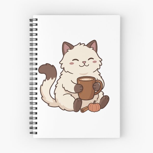 Item preview, Pumpkin Spice Coffee Cat Autumn Design designed and sold by PinkyDona.