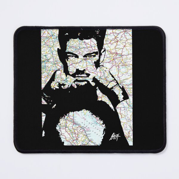 Item preview, Hot Muscled Gay Boxer Map Art By NLMKArtStudio designed and sold by NLMKArtStudio.