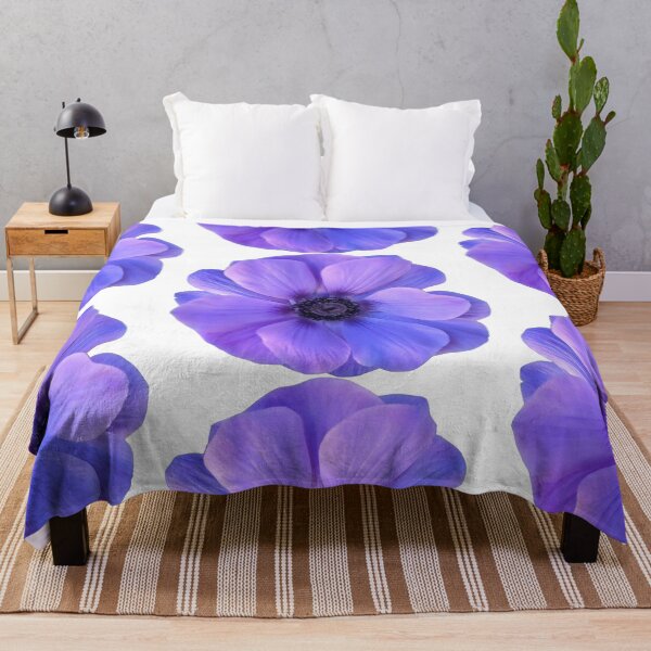Item preview, Gorgeous Purple Violet  Anemone Flower Shapes Mania  designed and sold by Shapes-Mania.