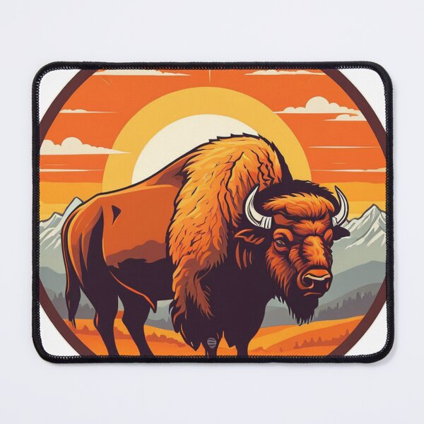 Item preview, Retro Bison Sunset designed and sold by LunarEcl1ps3.