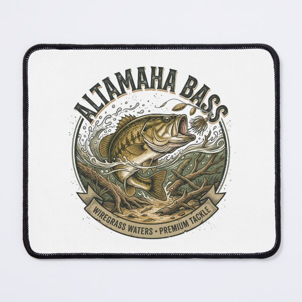 Item preview, Vintage Altamaha Bass Wiregrass Waters Graphic designed and sold by NobleCast .