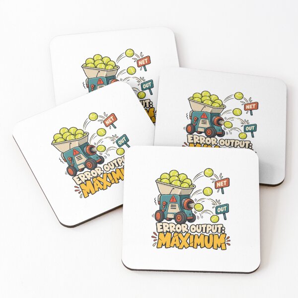 Item preview, Error Output Maximum Funny Recreational Tennis Humor designed and sold by MOTIFOLK.