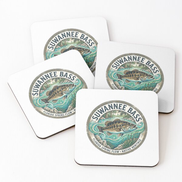 Item preview, Vintage Suwannee Bass Florida Spring Flow Emblem designed and sold by NobleCast .